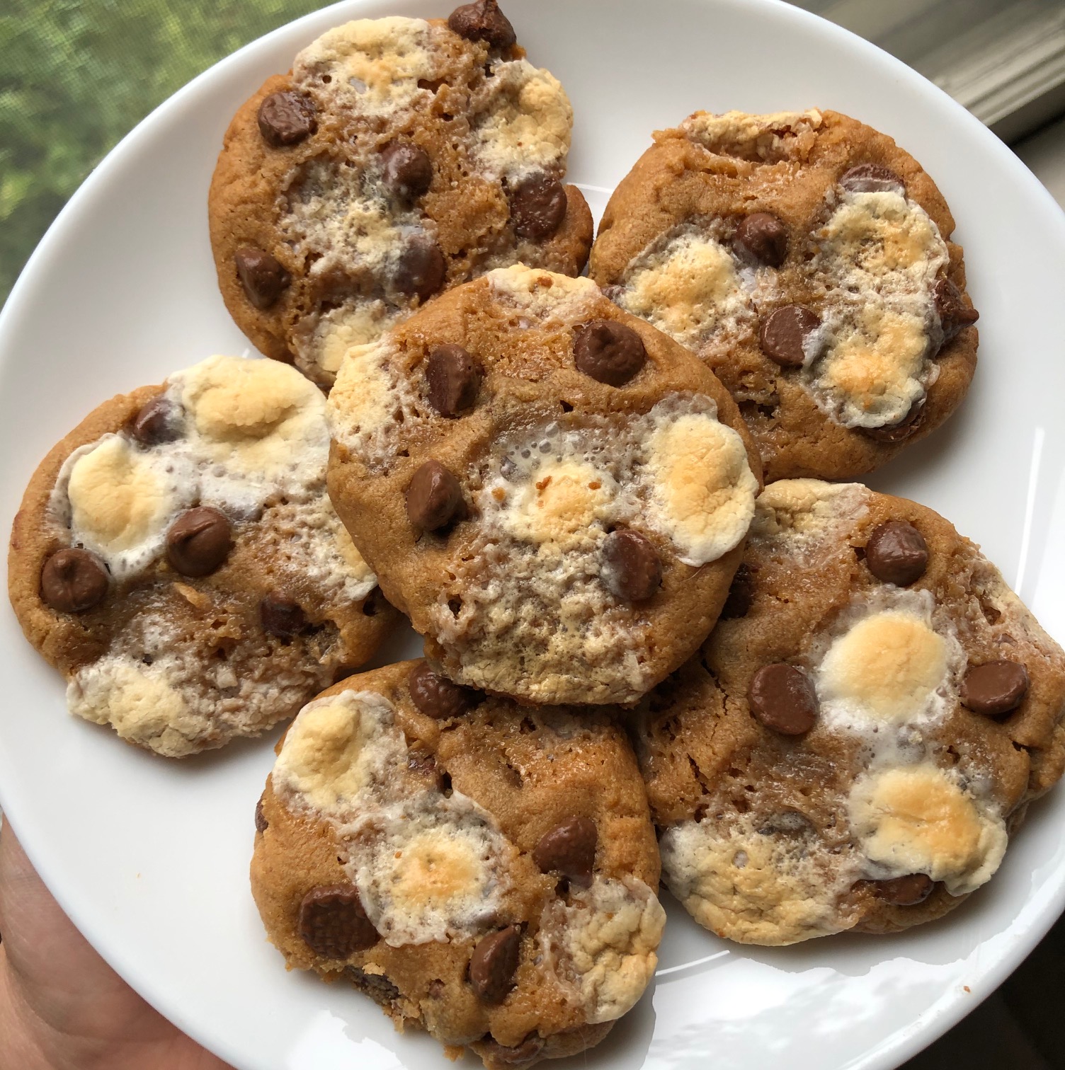 Gluten Free Peanut Butter S'mores Cookies